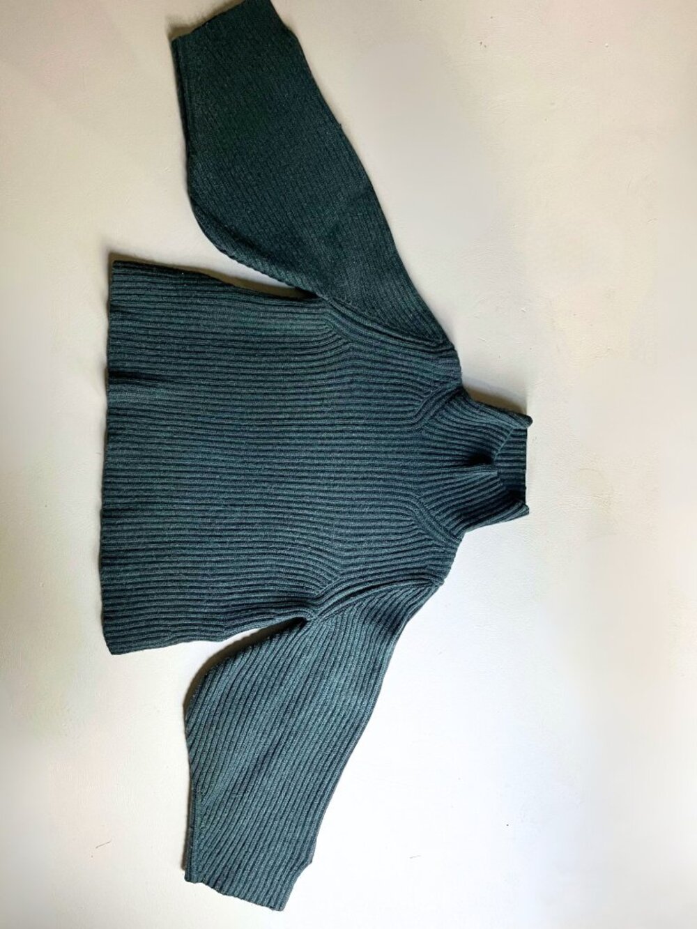 KHAITE Molly Cashmere Sweater Forest Green Size M - Picture 7 of 8